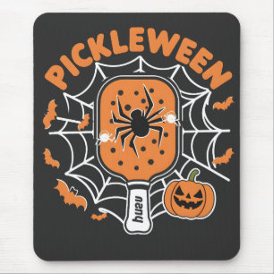 Pickleween Funny Spooky Halloween Pickleball Sport Mousepad