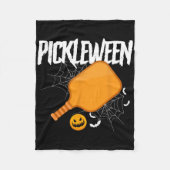 Pickleween Pickleball Fleecedecke (Vorderseite)