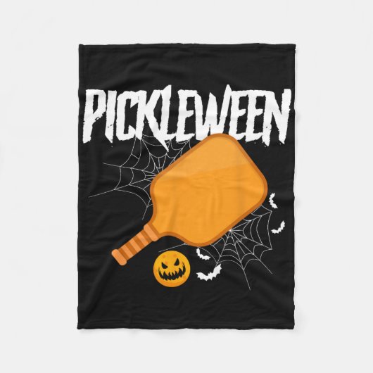 Pickleween Pickleball Fleecedecke (Vorderseite)