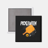 Pickleween Pickleball Kostüm Halloween Magnet (Vorderseite/Rückseite)