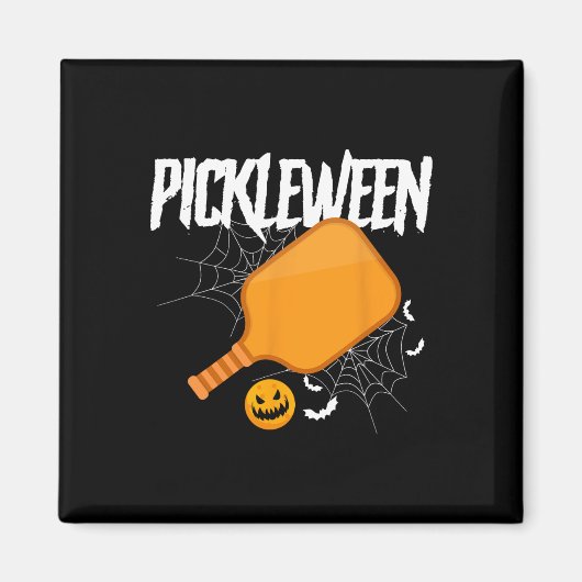 Pickleween Pickleball Kostüm Halloween Magnet (Vorne)