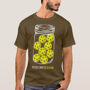 Pickling Season, Funny Pickleball Jar Ruhestand T-Shirt