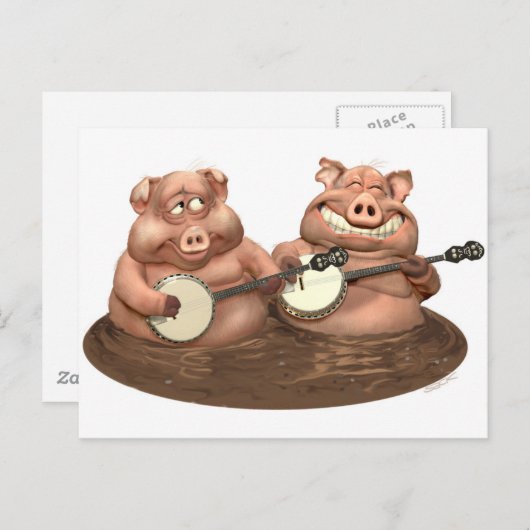 Pick'n'grin Postkarte (Vorne/Hinten)