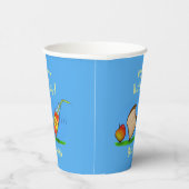 Picknick-Cartoon-Illustration Pappbecher (Rechts)