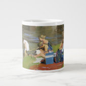 Picknick durch den Fluss Withypool Jumbo-Tasse (Vorderseite)