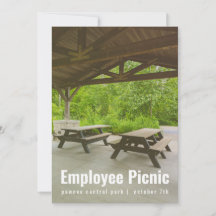 Picknick-Einladung des Shelter House