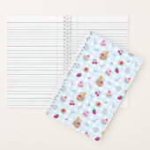 Picknick Gingham Blau   Notizblock (Innen)