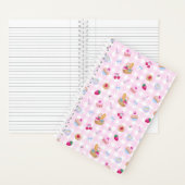 Picknick-Gingham-Rosa Notizblock (Innen)