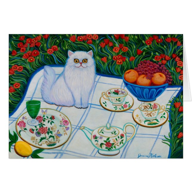 Picknick-Katze (Vorderseite (Horizontal))