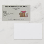 Picknick-Korb u. Wassermelone Visitenkarte (Vorne/Hinten)