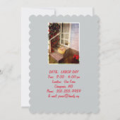 Picknick laden - Ihre Gewohnheit 5" x 7" Einladung (Rückseite)