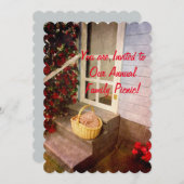 Picknick laden - Ihre Gewohnheit 5" x 7" Einladung (Vorne/Hinten)