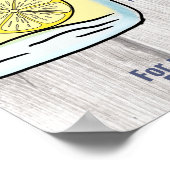 Picknick-Limonade-Massagejar, PTO Poster (Ecke)