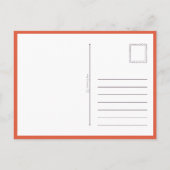'Picknick' Lustiger Geschenkgutschein Postkarte (Rückseite)