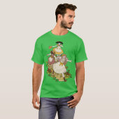 Picknick Mädchen Freunde Freund T-Shirt (Vorne ganz)