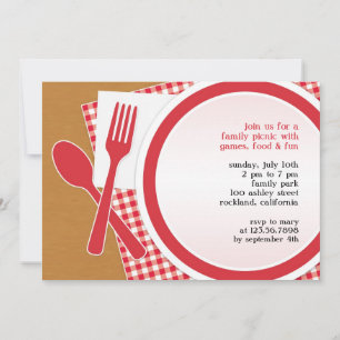 Picknick Outing Party Einladung