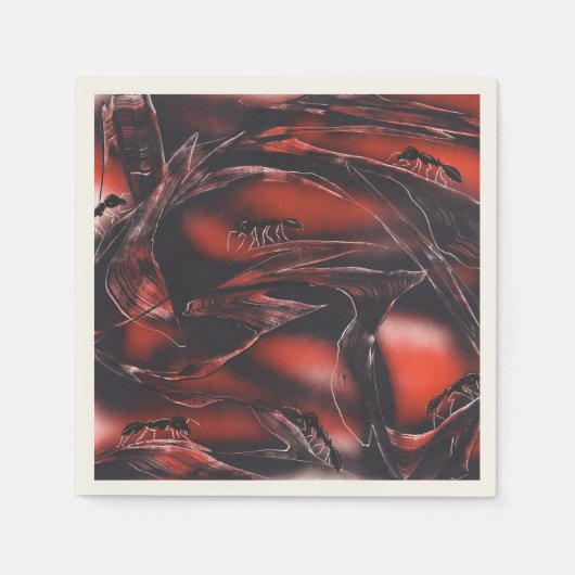 Picknick-Party-Crasher Serviette (Vorderseite)