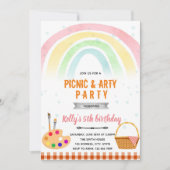 Picknick-Party Einladung (Vorderseite)