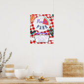 Picknick Party Fundraiser Schule PTO PTA Plakat (Küche)