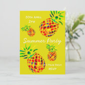 Picknick-Party im Sommer Einladung (Stehend Vorderseite)