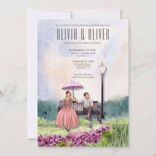 Picknick, Probe Foto Einladung (Vorderseite)