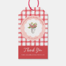 Picknick Sommer Rot Rosa Gingham Mädchen Baby Show