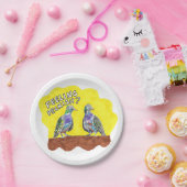 Picknick-Teller-Liebhaber von Pigeon-Party Pappteller (Party)