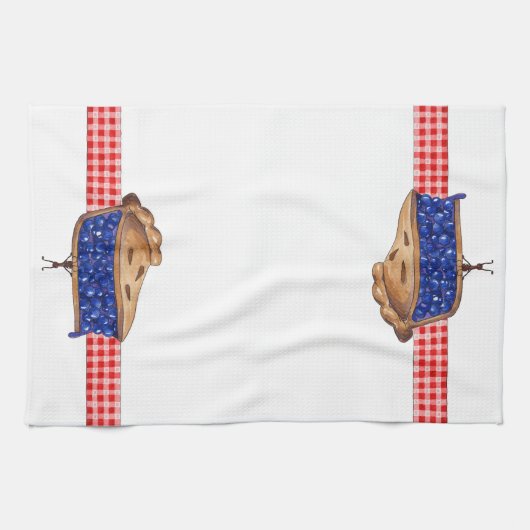 Picknick-Torte - Geschirrtuch (Horizontal)