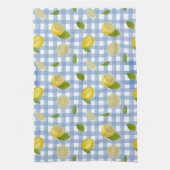 Picknick-Zitrus-Mittelmeer-Muster Geschirrtuch (Vertikal)