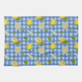 Picknick-Zitrus-Mittelmeer-Muster  Geschirrtuch (Horizontal)