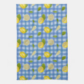 Picknick-Zitrus-Mittelmeer-Muster  Geschirrtuch (Vertikal)