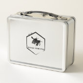 Picknickbox aus Metall Brotdose (Rückseite)