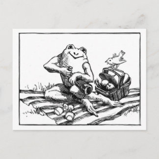 picknicken postkarte