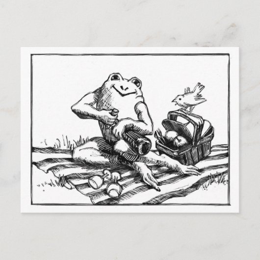 picknicken postkarte (Vorderseite)
