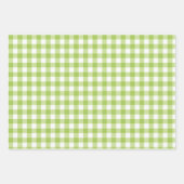 Picknickestival, rosa und grün geschenkpapier set (Vorderseite 3)