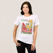 Picknickfreunde – Sommer Snack Team Tri-Blend Shirt (Vorderseite voll)