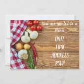 Picknickmittagessen-Party Einladung (Vorderseite)