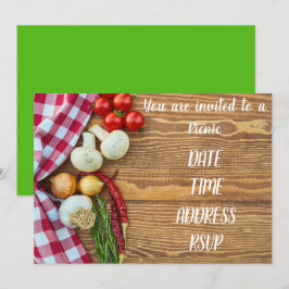 Picknickmittagessen-Party Einladung