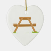 Picknicktisch Keramik Ornament (Rechts)