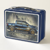 Pickup Truck Metall Brotdose (Rückseite)