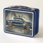 Pickup Truck Metall Brotdose (Vorderseite)