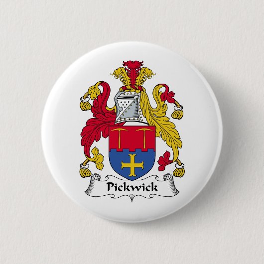 Pickwick Familienwappen Button (Vorderseite)