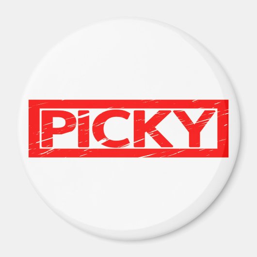 Picky Briefmarke Magnet (Vorne)