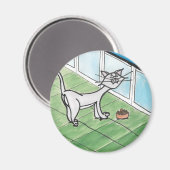 Picky Kitty Magnet (Vorderseite/Rückseite)
