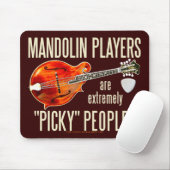 Picky Mandolinists Mousepad (Mit Mouse)