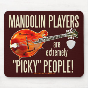 Picky Mandolinists Mousepad