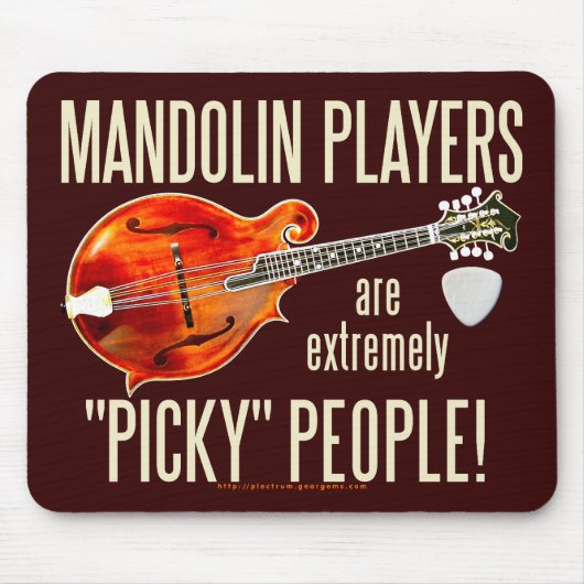 Picky Mandolinists Mousepad (Vorne)