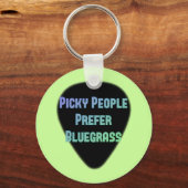 Picky People bevorzugt Bluegrass Schlüsselanhänger (Vorderseite)