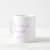 Picky.Picky.Picky. Kaffeetasse (Vorderseite Links)