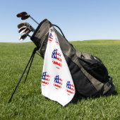 Piclleball USA Golfhandtuch (Gras)